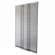 Moustiquaire rideau pour porte L130 x H230 cm gris - MOUSTIKIT