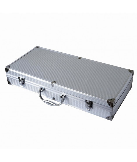 PRADEL EXCELLENCE Valise barbecue - 16 piéces - Acier Inoxydable