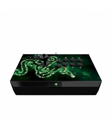 Stick Arcade Gamer Atrox filaire 9 boutons Razer Noir et Vert pour Xbox One / PC