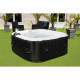 SUN SPA Spa gonflable carré laminé - 6 personnes - 1, 85 x H 0, 65 m