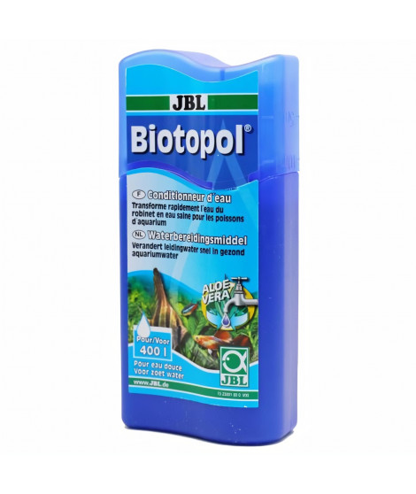 JBL Conditionneur d'eau Biotopol - Pour aquarium - 100ml