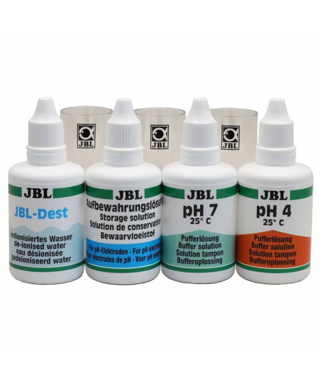 JBL Kit d'étalonnage pour sondes en pH Proflora Cal 2 - Pour plantes d'aquarium