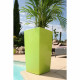 RIVIERA Pot de fleurs Nuance - Carré-38 x 38 x H 69 cm - Vert anis