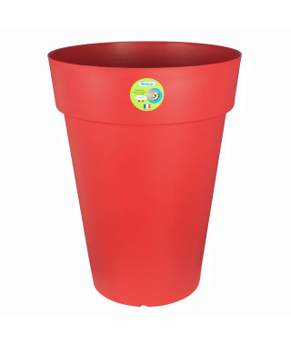 RIVIERA Pot de fleurs Soleilla - Rond - Ø 50 x 66 cm - Rouge