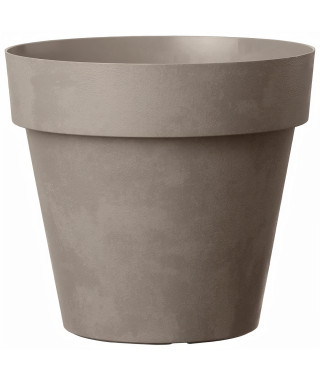 DEROMA Pot de fleurs rond Like Taupe - 38 cm