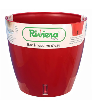 RIVIERA Pot rond Eva New en plastique - Ø 46 cm - 49 L - Rouge