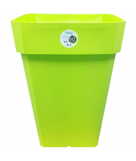 RIVIERA Pot de fleurs  Soleilla - Carré - 40 x 40 cm - Vert anis