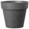 DEROMA Pot de fleurs rond Like Anthracite - 15 cm