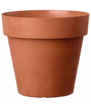 DEROMA Pot de fleurs rond Like Corten - 26 cm