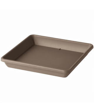 DEROMA Soucoupe pour pot de fleurs Carré Day R Camel - 50 cm