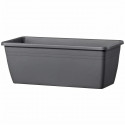 DEROMA Jardiniere rectangulaire Day R Anthracite - 40 cm