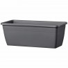 DEROMA Jardiniere rectangulaire Day R Anthracite - 40 cm