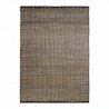 Tapis en Jute 120x170 naturel - noir