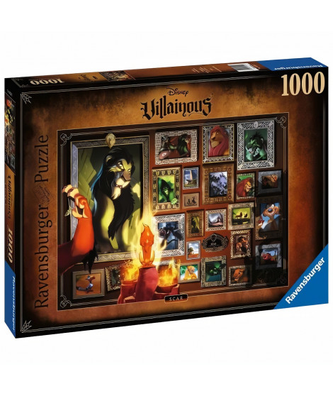 Puzzle 1000 pieces - Scar (Collection Disney Villainous)