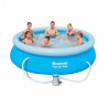 BESTWAY Kit Piscine ronde autoportante Ø3,05x H0,76m