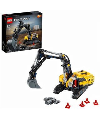 LEGO 42121 Technic Pelleteuse, Jeu de Construction d'un Véhicule de Chantier, Modele 2 en 1, pour les Enfants de 8 Ans et +