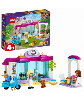 LEGO 41440 Friends La Boulangerie de Heartlake City Set de Jeu avec Les Minidolls Stéphanie et Olivia pour Enfant de 4 Ans et +