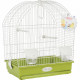 ZOLUX Cage Salomée pour oiseaux - L 40 x P 31 x H 48 cm - Vert olive