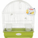 ZOLUX Cage Salomée pour oiseaux - L 40 x P 31 x H 48 cm - Vert olive