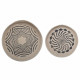 Lot de 2 Déco Murale - Panier Jute - Ø50 x 5,4 cm - Beige