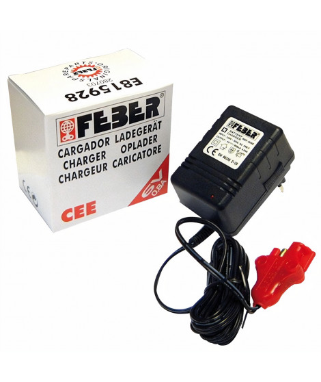 Chargeur de Batterie pour Véhicules Electriques 6V 10 ah - FEBER
