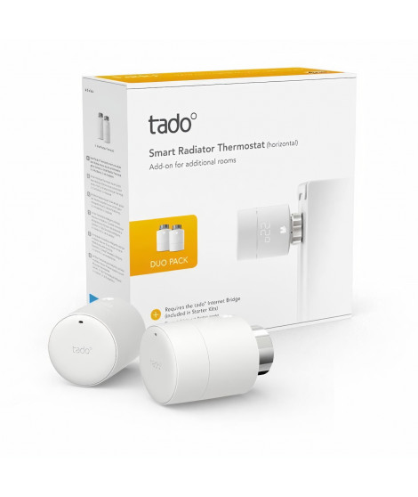 TADO Tetes Thermostatiques connectées - Duo Pack