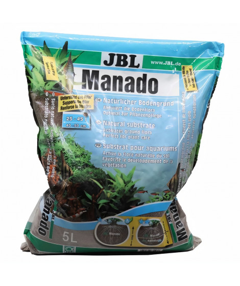 JBL Substrat de sol Manado - Pour plantes d'aquarium - 5l