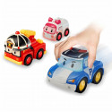 ROBOCAR POLI- Voitures a Friction - Pack de 3