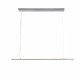 Suspension LED intégrée en bois - 100 x 5 x 125 cm - MALMO