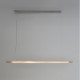 Suspension LED intégrée en bois - 100 x 5 x 125 cm - MALMO