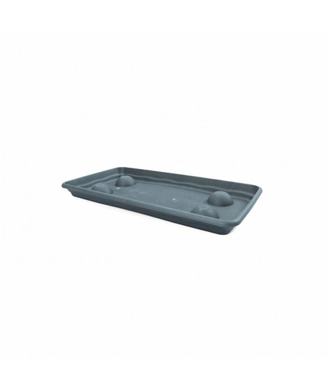 PLASTIKEN plateau rectangulaire - 57 X 29 cm - Anthracite