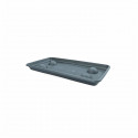 PLASTIKEN plateau rectangulaire - 57 X 29 cm - Anthracite