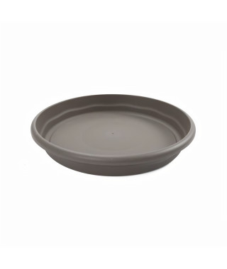 PLASTIKEN plateau rond Ø 44 cm pour pot rond - Taupe