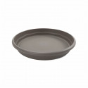 PLASTIKEN plateau rond Ø 44 cm pour pot rond - Taupe