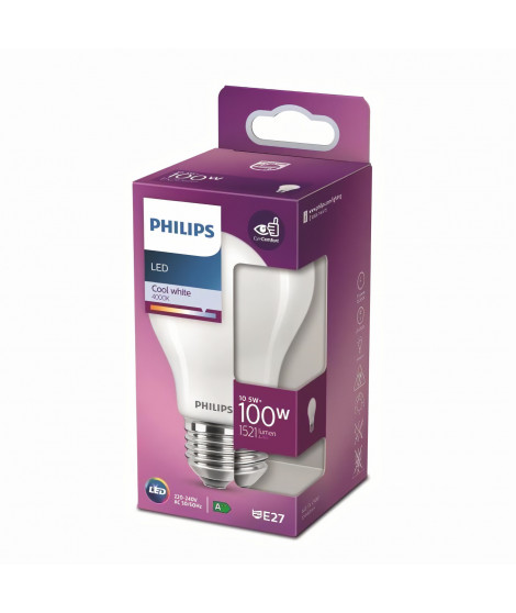 Philips Ampoule LED Equivalent 100W E27 Blanc froid Non Dimmable