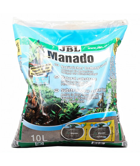 JBL Substrat de sol Manado - Pour plantes d'aquarium - 10l