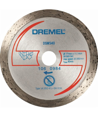 DREMEL Disque Diamant S540 pour Scie Compacte Dremel DSM20