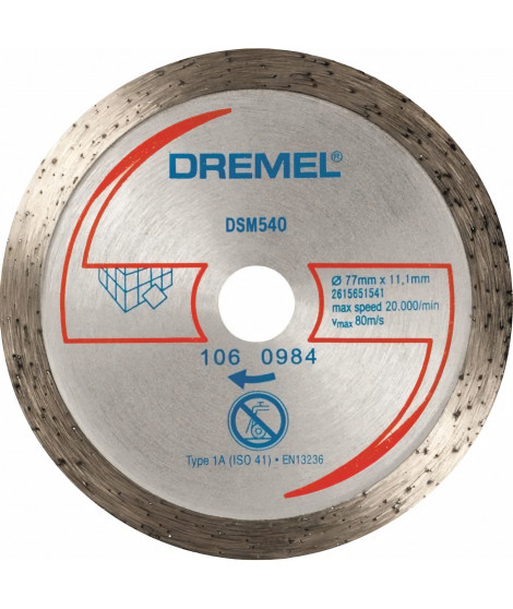 DREMEL Disque Diamant S540 pour Scie Compacte Dremel DSM20