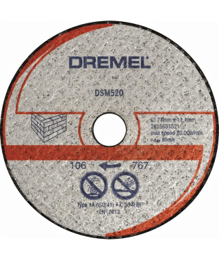 DREMEL Lot de 2 Disques pour Scie Compacte Dremel DSM20