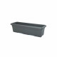 PLASTIKEN Jardiniere rectangulaire - 100 X 44 cm - Anthracite