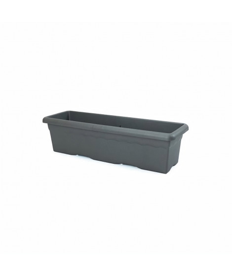 PLASTIKEN Jardiniere rectangulaire - 100 X 44 cm - Anthracite