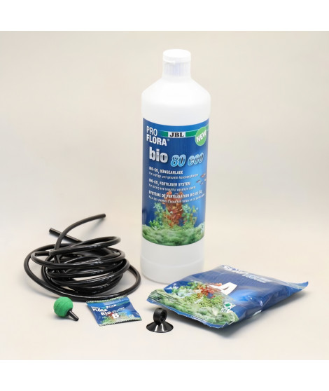 JBL Kit de fertilisation au bio-CO2 Proflora BIO80 ECO2 - Pour plantes d'aquarium