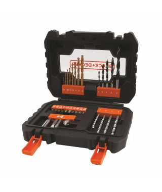 BLACK&DECKER Coffret 31 accessoires perçage vissage A7233