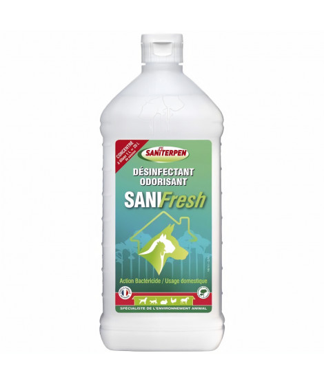 SANITERPEN Désinfectant odorisant concentré Sanifresh - Pour l'habitat - 1 L