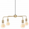 KELI Suspension en métal 4 tetes - E27 - 40 W - Ø69 cm - Doré