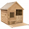 Cabane en bois pour enfant  HEIDI -  (L) 1,23 x (l) 1,69 x (h) 1,58 m