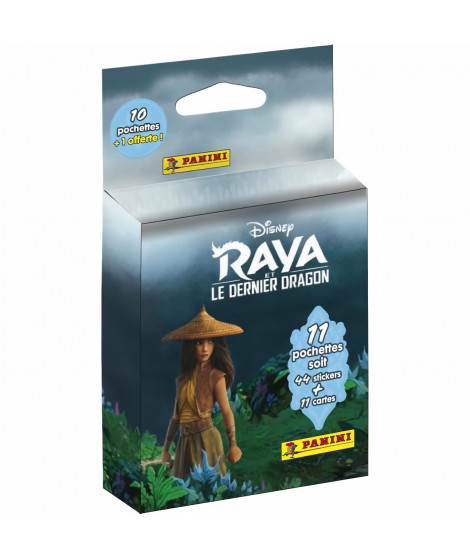 Raya et le dernier dragon - Eco blister de 11 pochettes - Cartes a collectionner - Panini