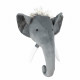 Trophée éléphant peluche - Style enfant