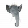 Trophée éléphant peluche - Style enfant