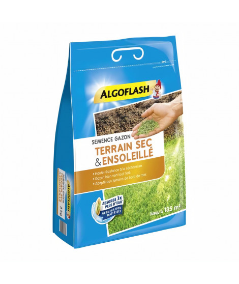 Semences Gazon Terrain Sec Ensoleillé 3 kg